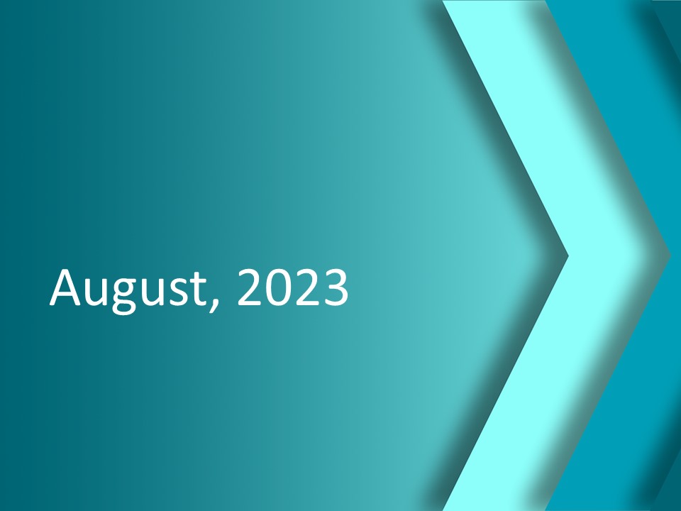 TAPM Newsletters August 2023